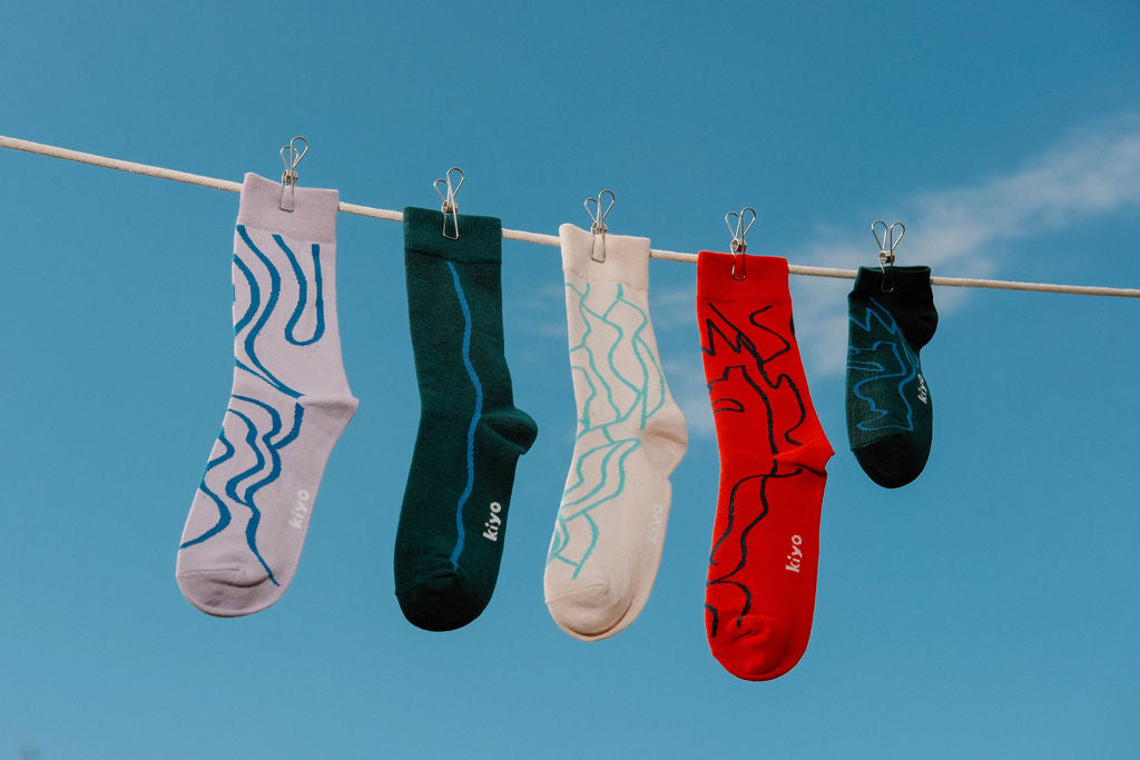 Fun & Sustainable Socks – Kiyo